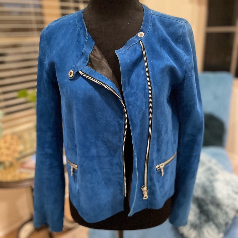 Sandro Paris Black Leather Jacket - Picture 4 of 10